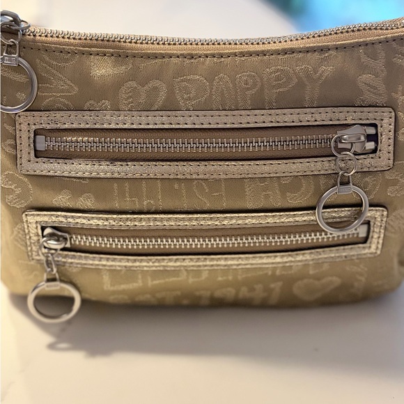 COACH Poppy Storypatch Top Handle Pouch 44088 - Gold - EXCELLENT Condition - Picture 5 of 10
